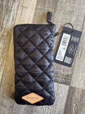 RARE ! MZ WALLACE Black Zip Sunglass Case